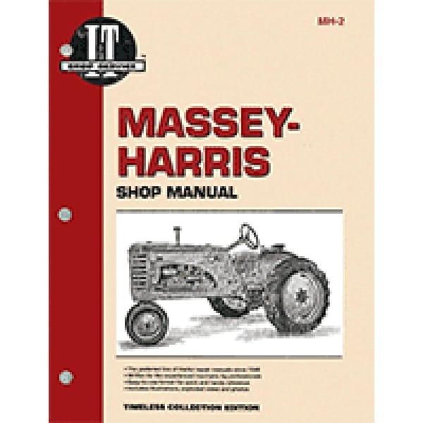Aftermarket MH2 I&T Shop Manual Fits Massey Harris 20 Pony 30 22 101 44 MAR60-0015 - main